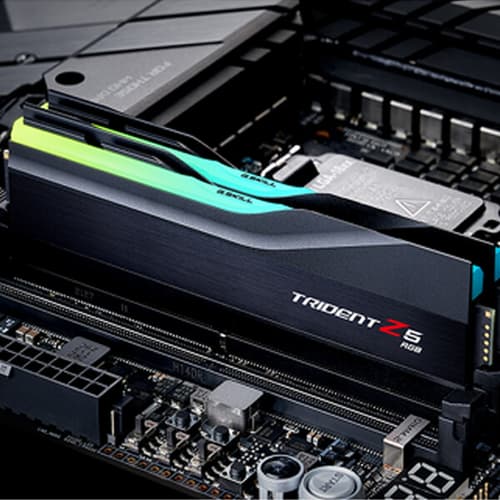 G.Skill Trident Z5 RGB 32GB (16GBX2) DDR5 5600MHz (Matte Black)